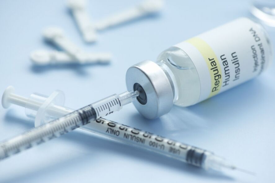 Eine gängige Methode zur Verabreichung von Insulin sind Spritzen. 
